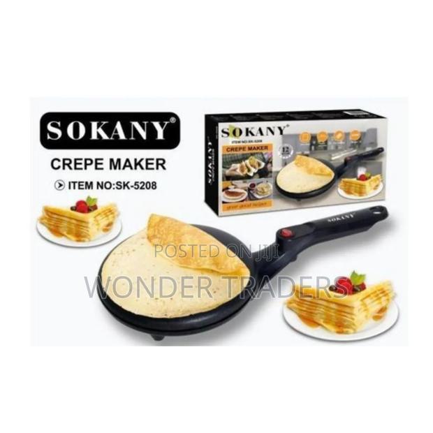 *Sokany Electric Crepe Maker, Commonly Used for Making Pancake