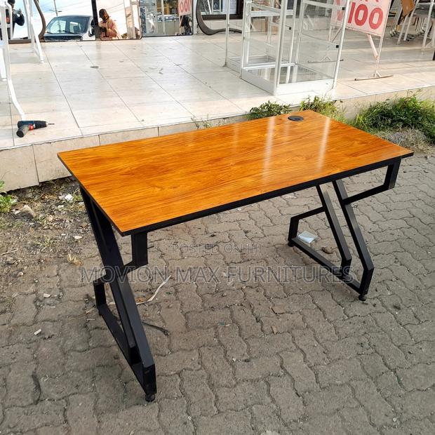 Sleek Metal Desk Work Desk