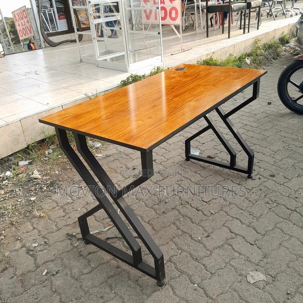 Compact Metallic Office Table Office