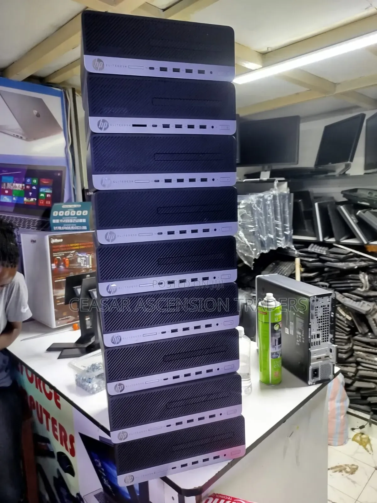 Desktop Computer HP EliteDesk 705 8GB AMD Ryzen 5 HDD+SSD 500GB