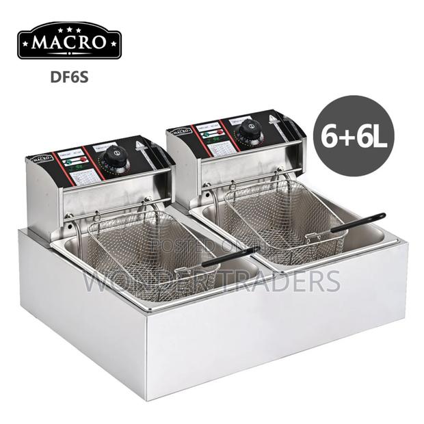 Macro Double Deep Fryer 12litres