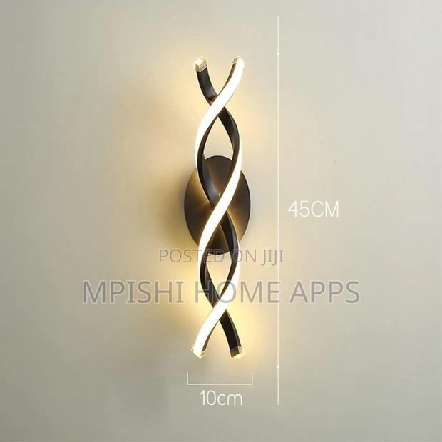 Spiral Led Wall Light Black - thumbnail 2