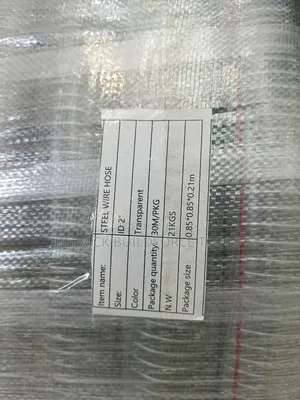 2x30m Steel Wire Hose Suction Pipe