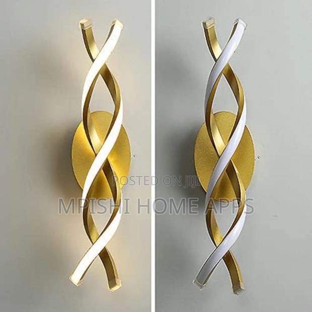 Spiral Led Wall Light - Gold - thumbnail 3