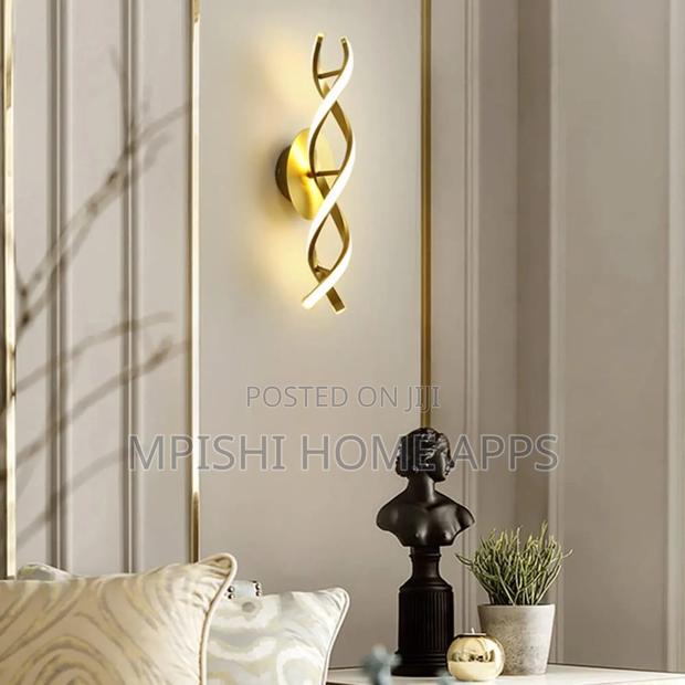 Spiral Led Wall Light - Gold - thumbnail 4