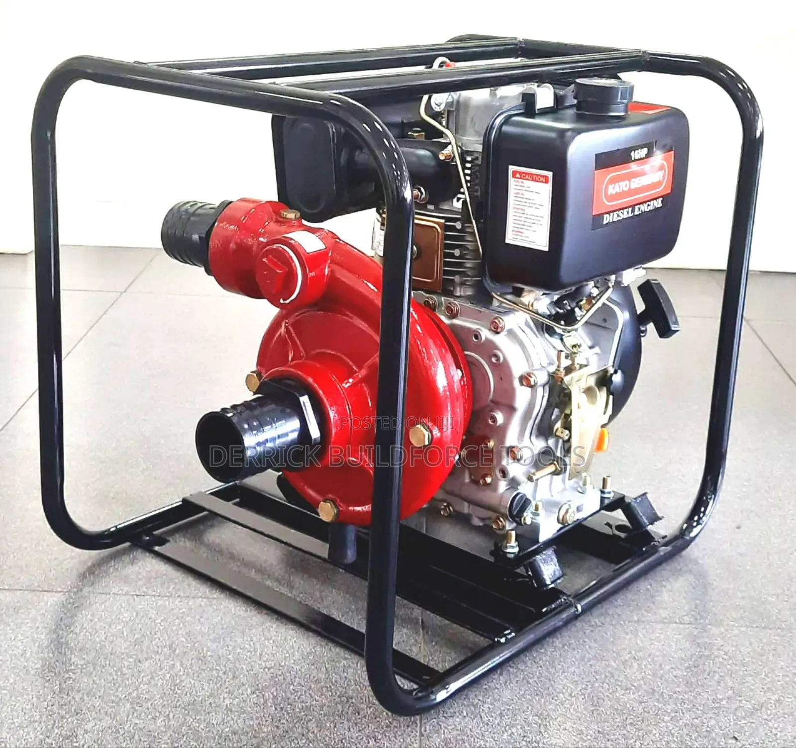 Kdp90zdhp Kato Germany Diesel Water Pump High Pressure 3 Inches 16hp