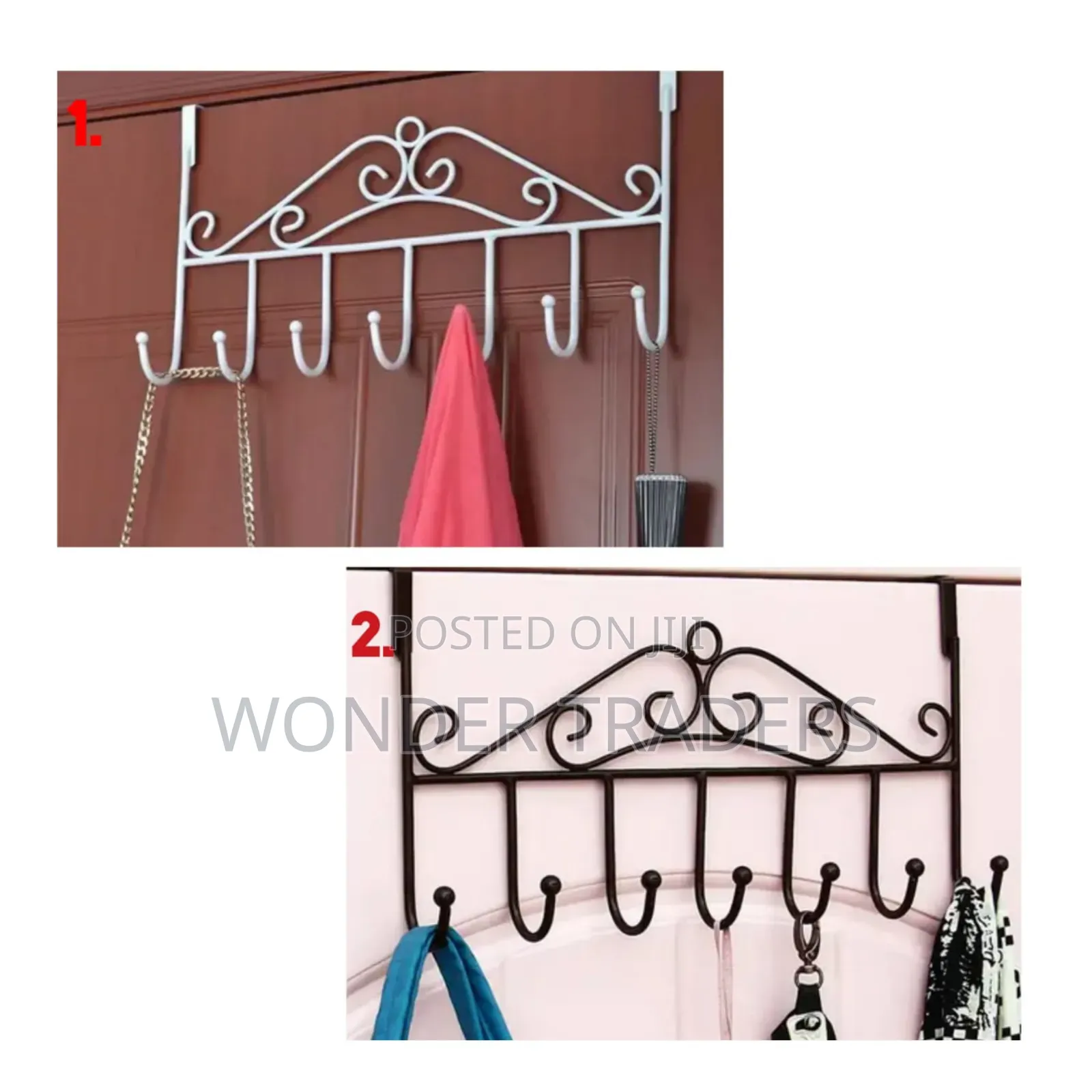 Over the Door Hanger
With Hooks