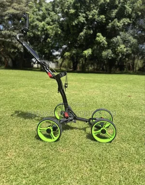 New Four Wheel Golf Trolleys With Umbrella Holder