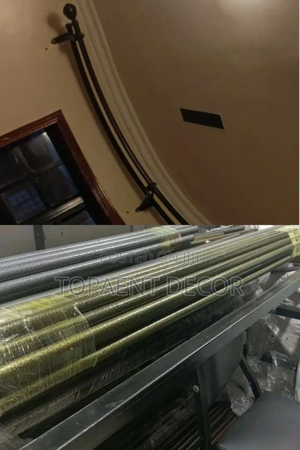 Powder Coated Curtain Rods for Both Heavy Curtains and Light Curtains