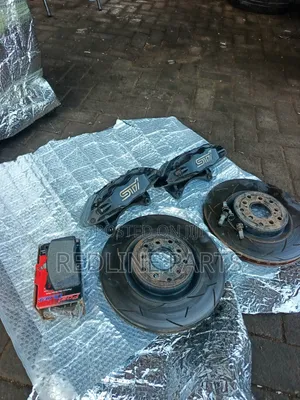 Subaru Sti Big Brakes Brembo Callipers.