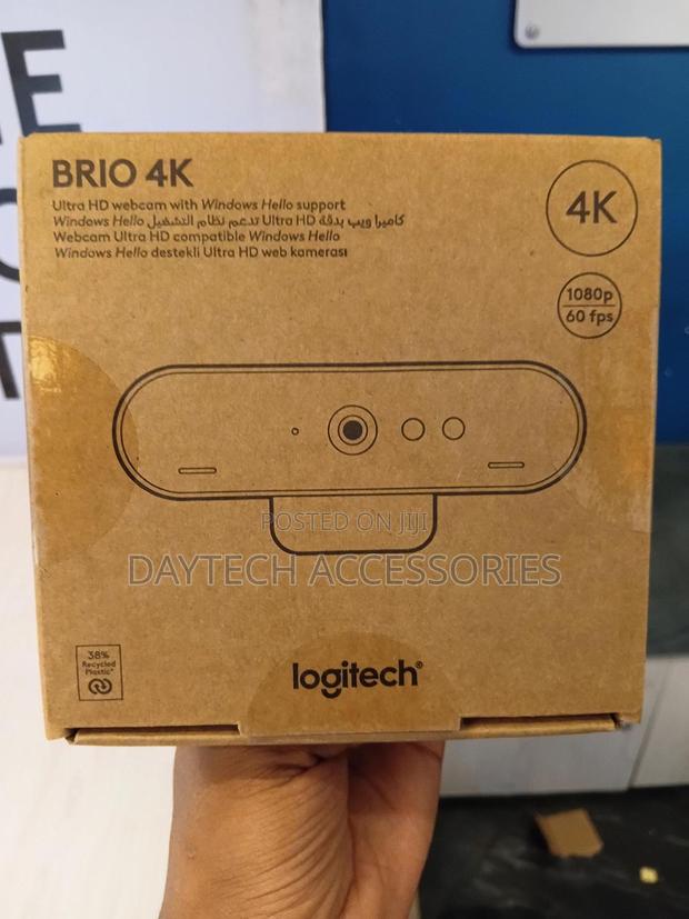 Logitech Brio Pro Ultra Hd Webcam With Windows Hello Support. - thumbnail 3