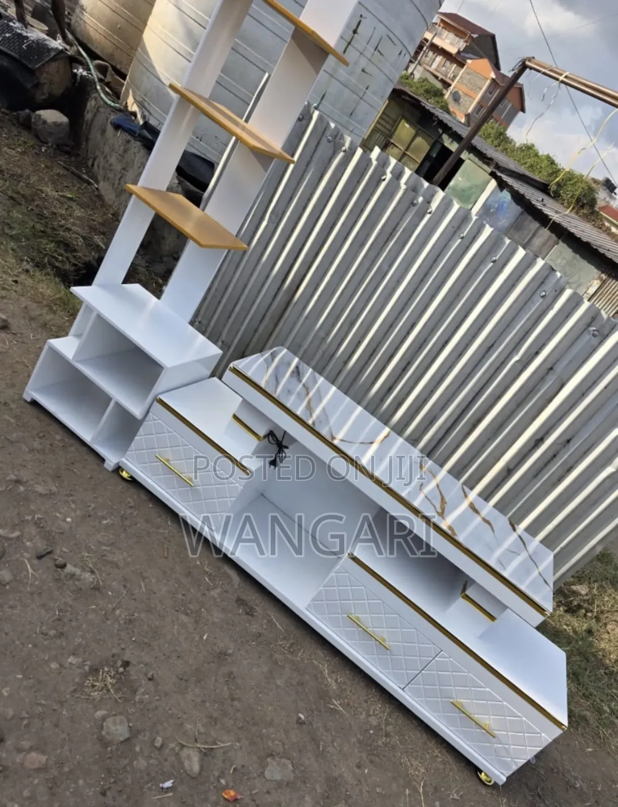 Tv Stand With Flower Shed