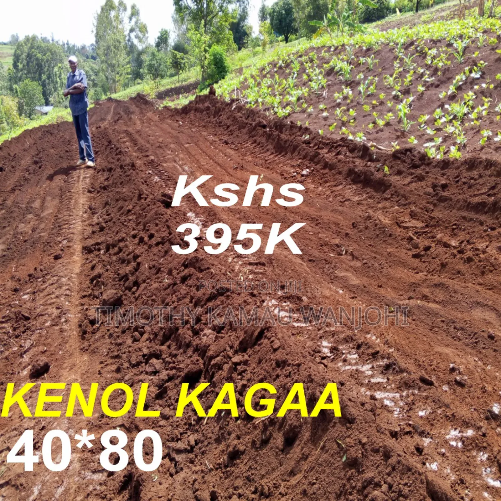 For Only KSHS 395,000. Grab 40*80 Plot in Kenol Kagaa