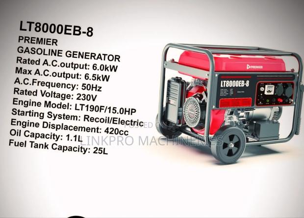 8kva Premier Petrol Generator - main view