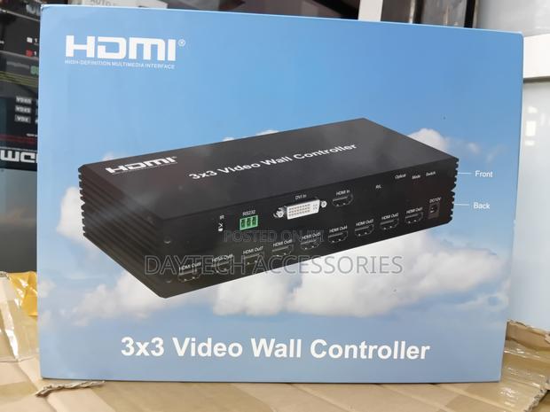 3×3 Hdmi Video Wall Splicing Processor 9-channel Tv Wall Controller
