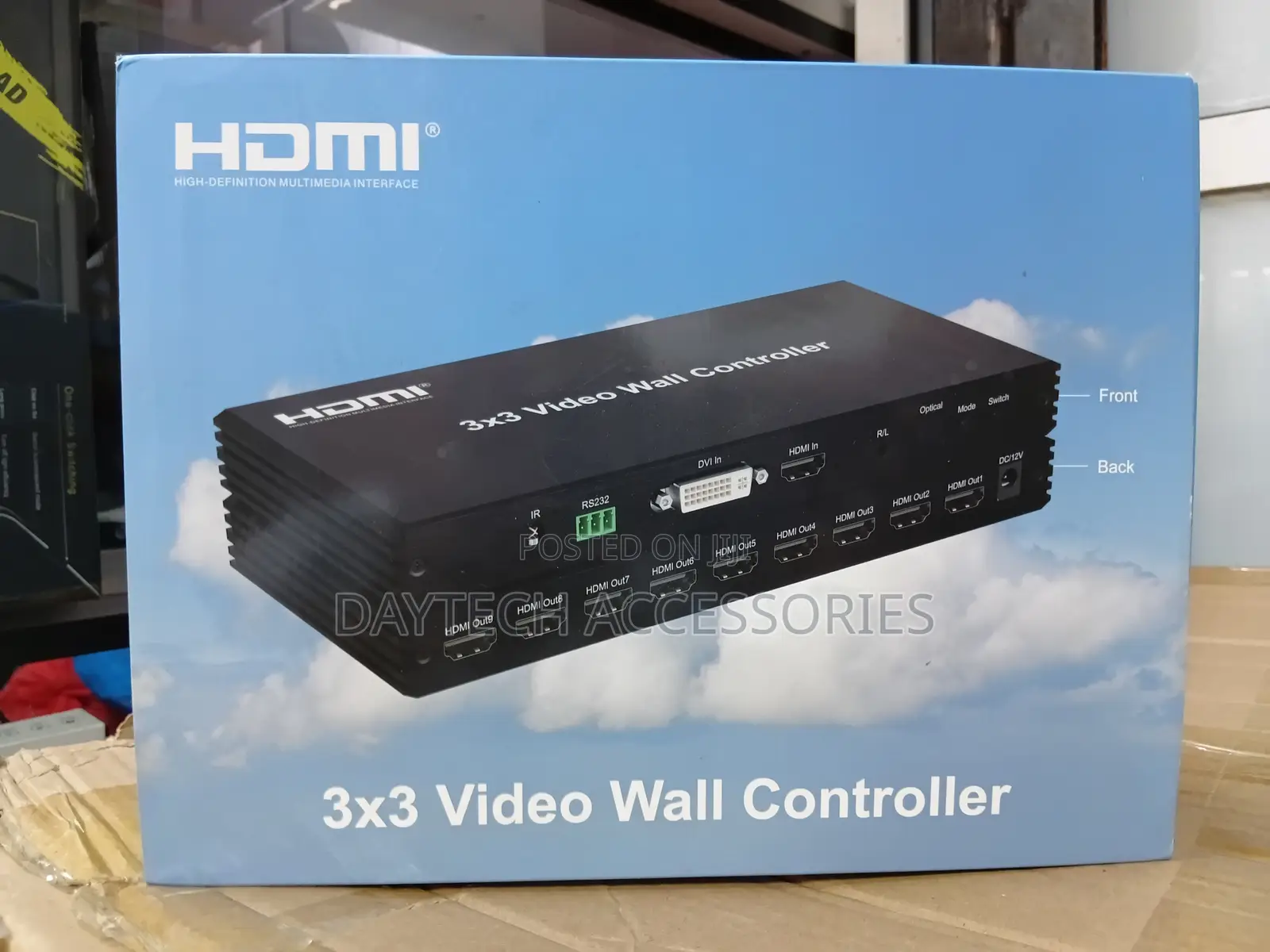 3×3 Hdmi Video Wall Splicing Processor 9-channel Tv Wall Controller
