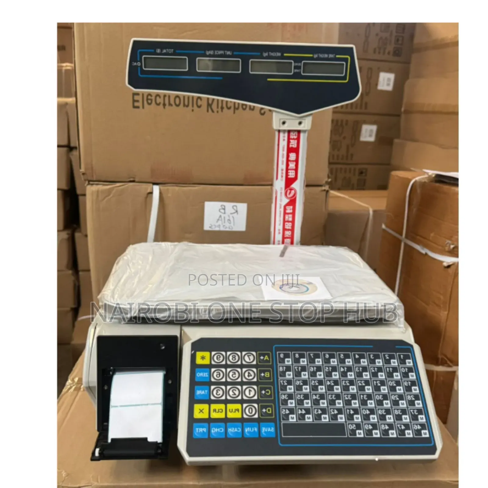 Acs 30kg Electronic Barcode Printing Scale