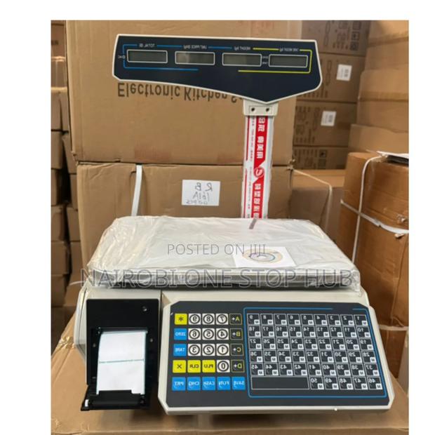 Acs 30kg Electronic Barcode Printing Scale