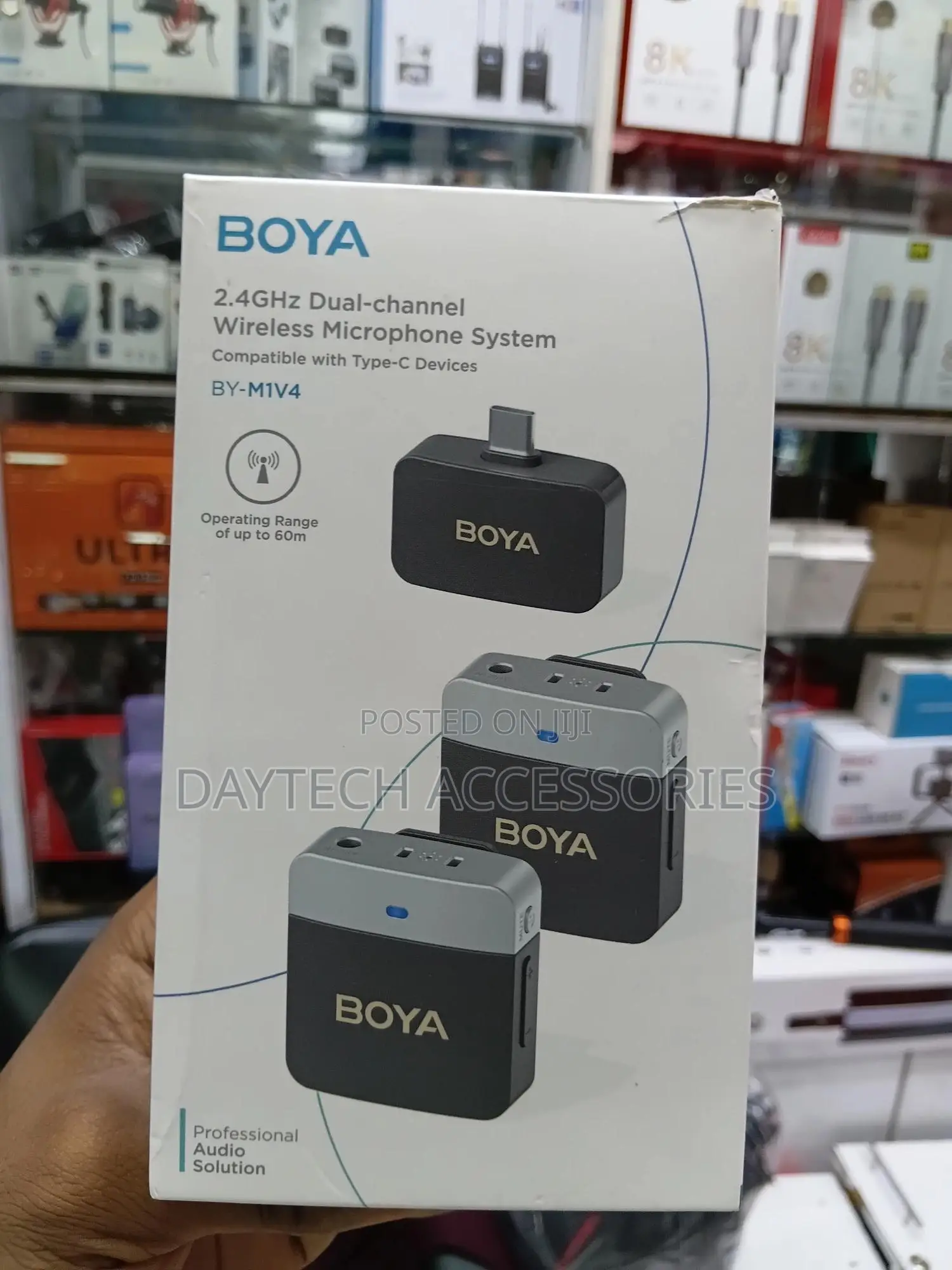 Boya By-m1v4 2-person Wireless Microphone System With Usb-c Connector