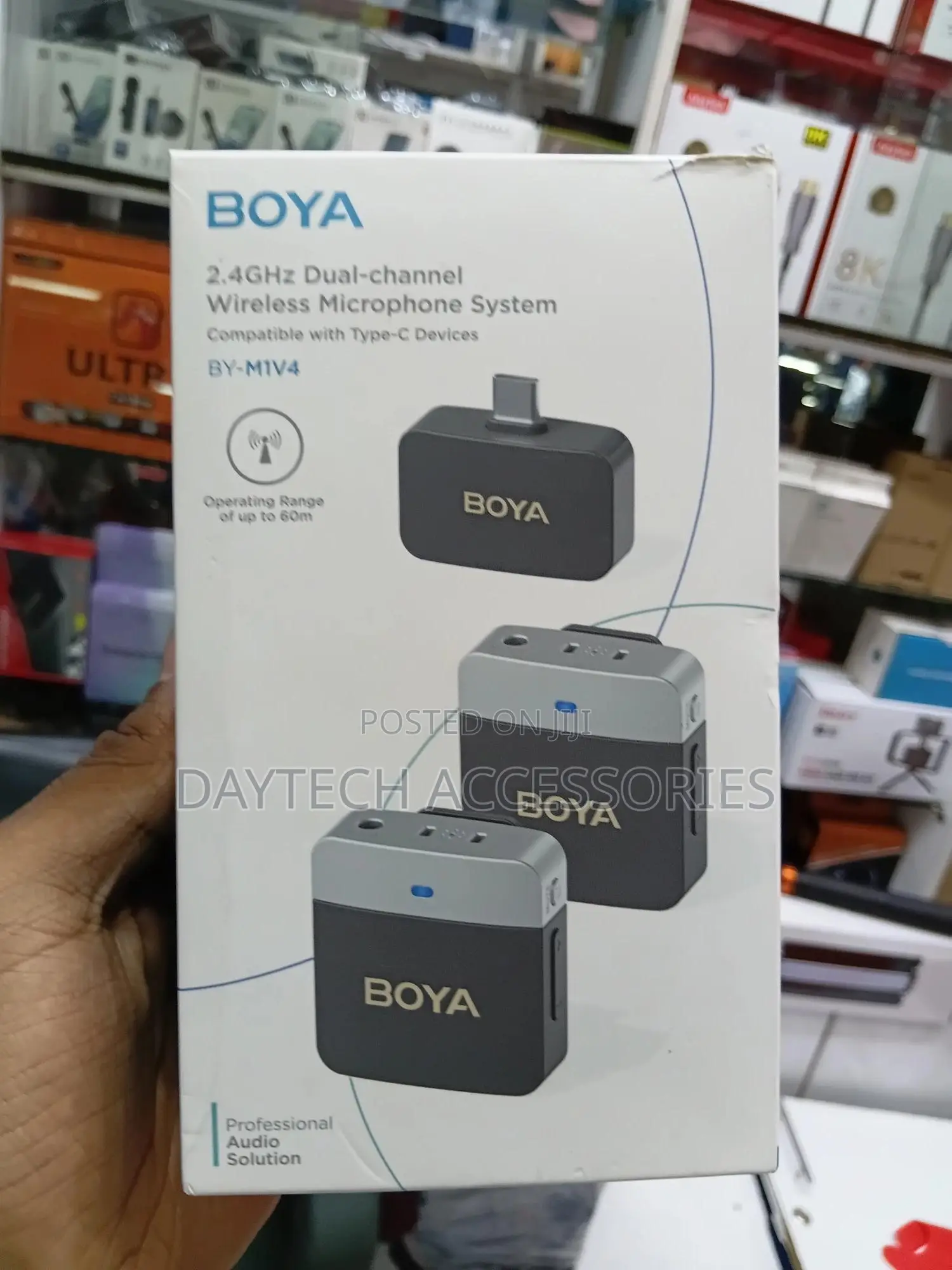Boya By-m1v4 2-person Wireless Microphone System With Usb-c Connector