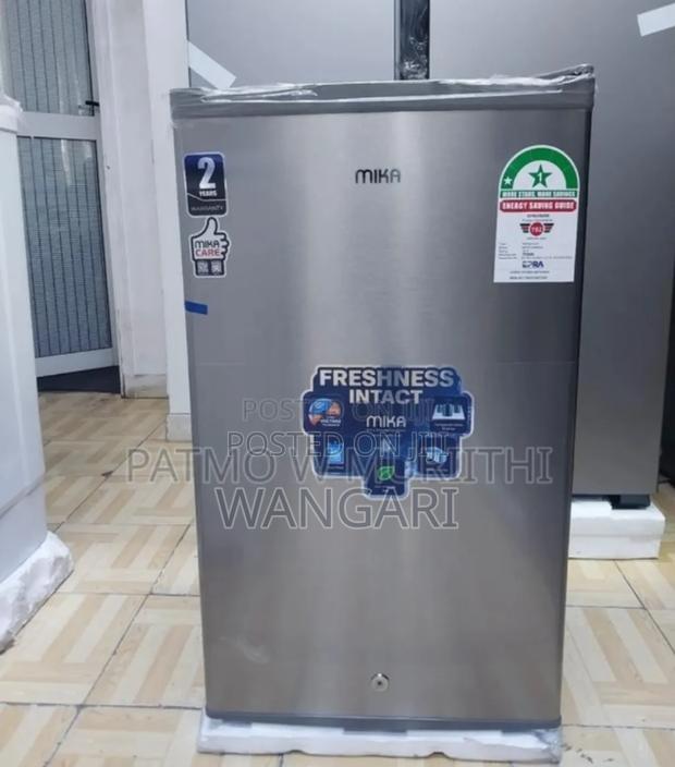 Black 90l Mika Fridge.