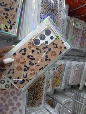 Cheetah-Print Phone Case Compatible With the Samsung Galaxy S25 Ultra