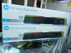 Hp Dhe-6002 Stereo Multimedia Wired Desktop Speaker Soundbar.