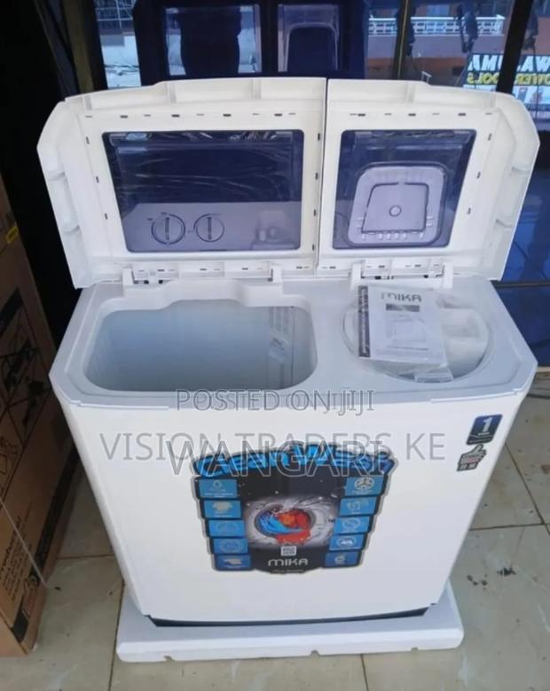 Double Twin Tabs. Mika 10kg Washing Machine