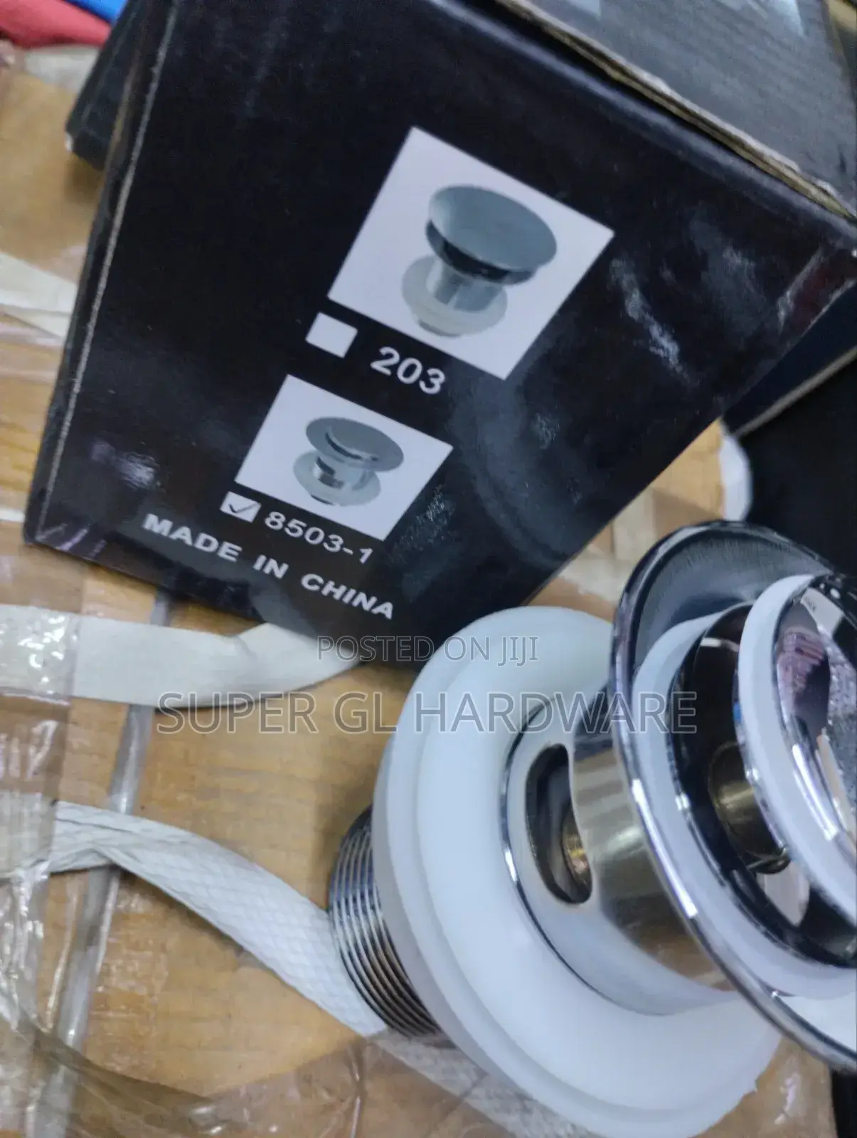 Chrome Pop - Up Sink Waste