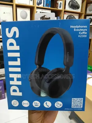 Philips Over-Ear Wireless Headphone 40mm Speaker Diameter - Black