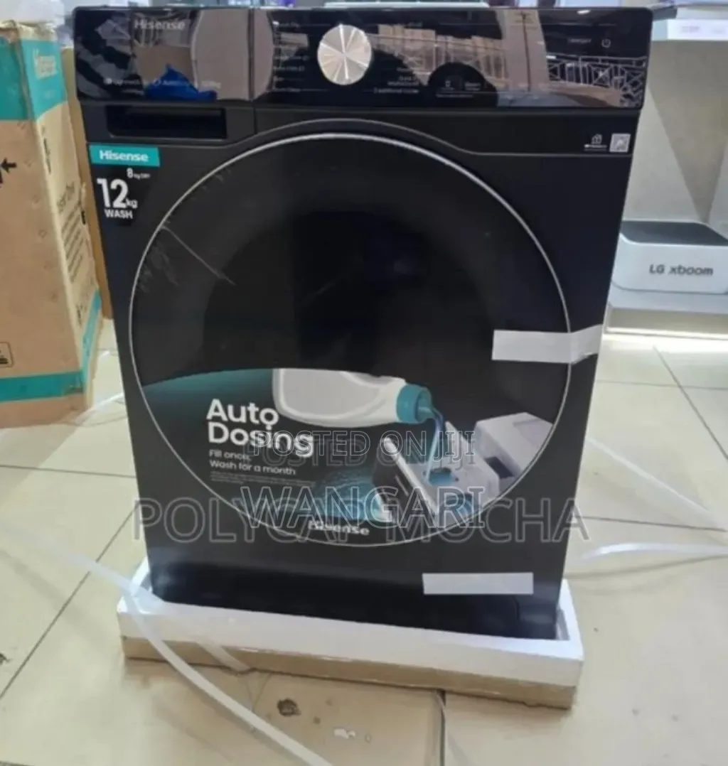 With Wash and Dry. Hisense 8kgs Wash and Dry