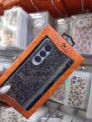 Glitter Sparkle Case for the Samsung Galaxy Z Fold4 Smartphone.