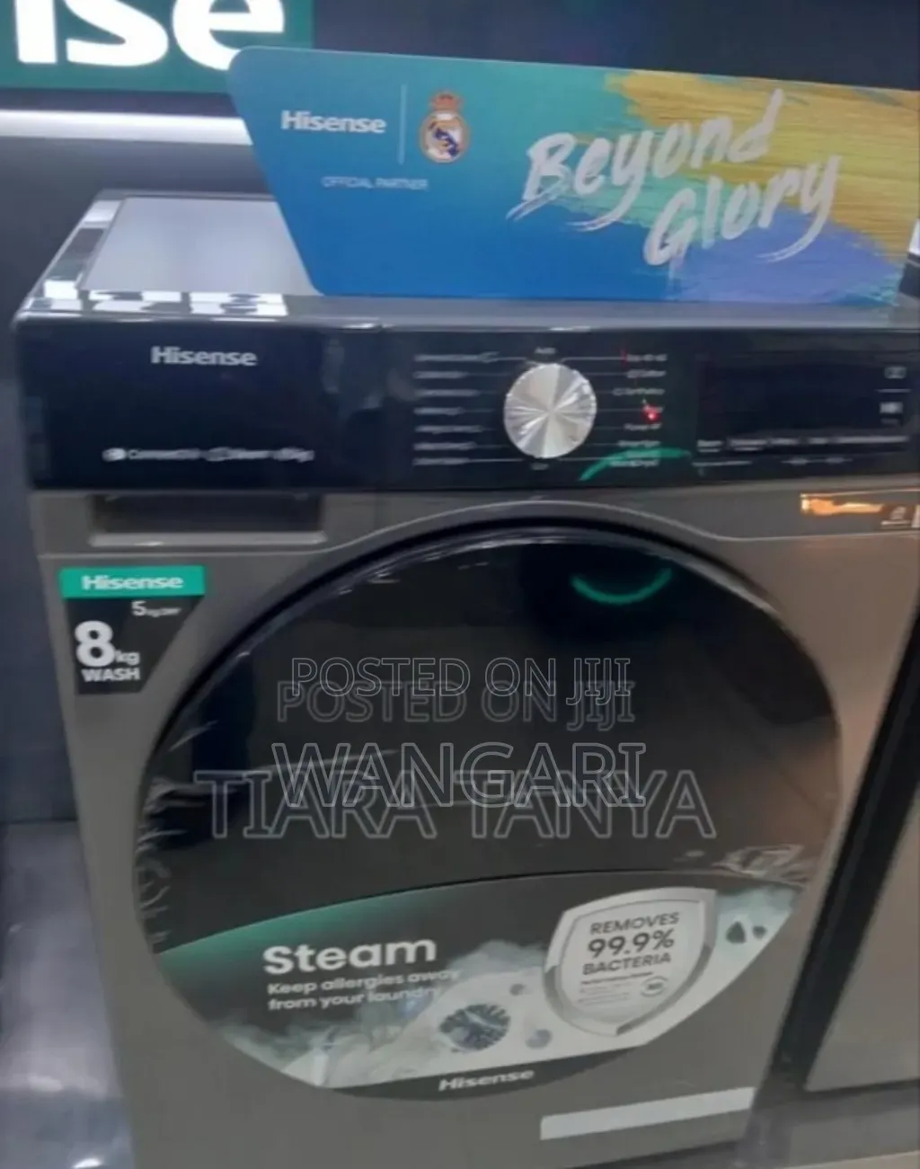 Front Loader. New Hisense 8kgs Wash and Dry
