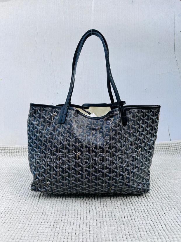 Authentic Goyard Saint Louis Pm Tote Bag - Black