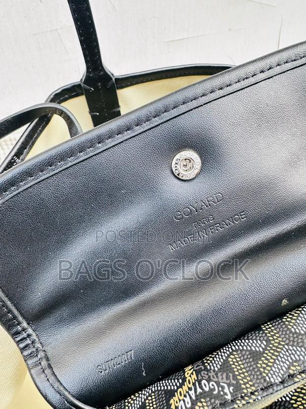 Authentic Goyard Saint Louis Pm Tote Bag - Black - thumbnail 5