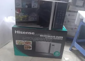 With Door Handle. New Hisense 25l Microwave