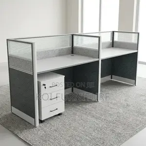 Workstations; Two Users Straight Office Executive Workstation