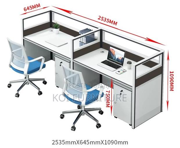 Workstations; Two Users Straight Office Executive Workstation - thumbnail 2