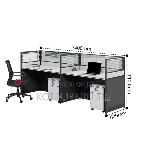 Workstations; Two Users Straight Office Executive Workstation - thumbnail 4