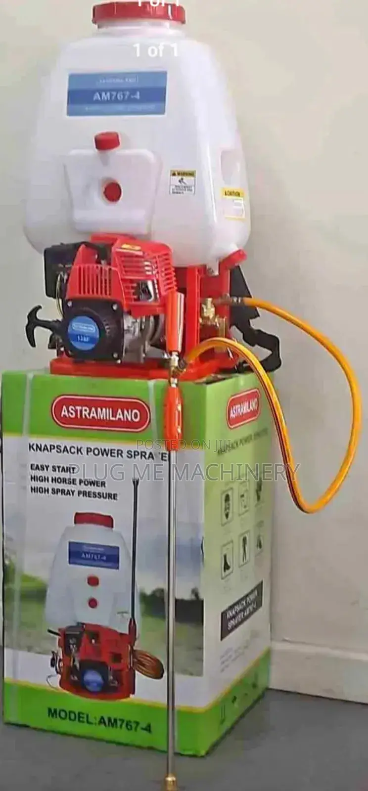 High Valuable Astramilano 4 Stroke Knapsack Sprayer /Sprayer Machine