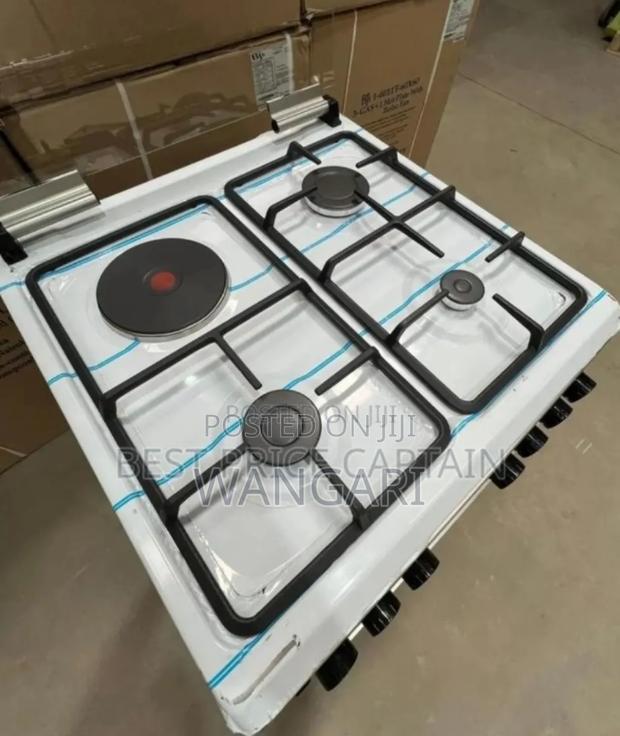 Marble White. BJS 60by60 Cooker - main view