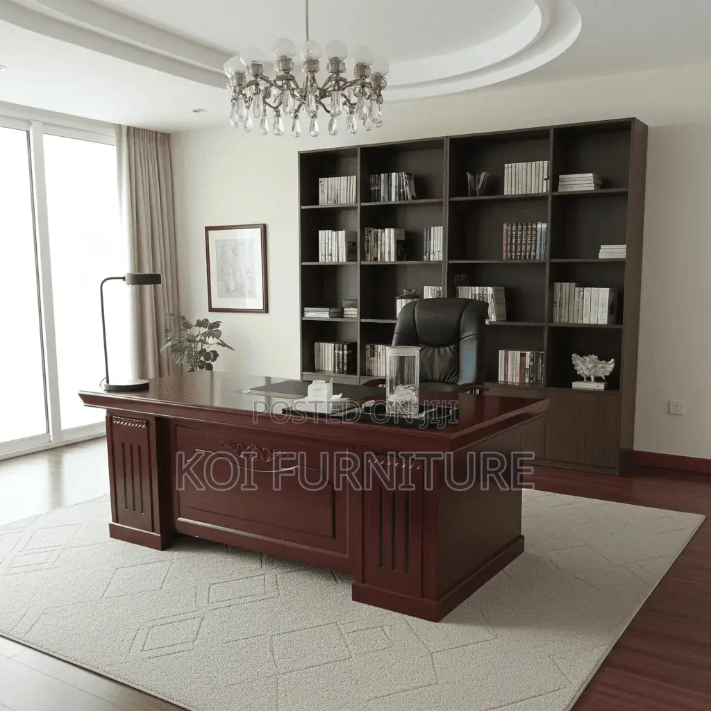 Office Desk; 1.8 Meters Professionals Executive Office Mahogany Desk