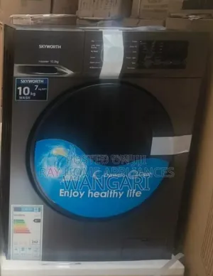 Sky Grey Skyworth 12kgs Wash and Dry Washing Machine