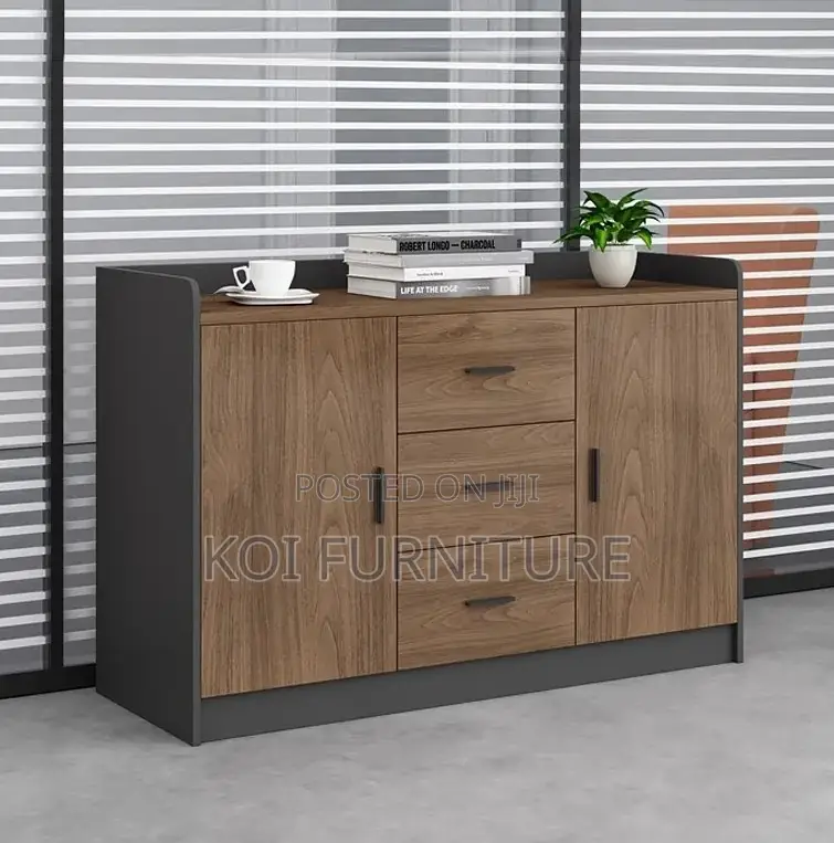 Office Cabinet; Executive Lockable Timeless Style Credenza Cabinet