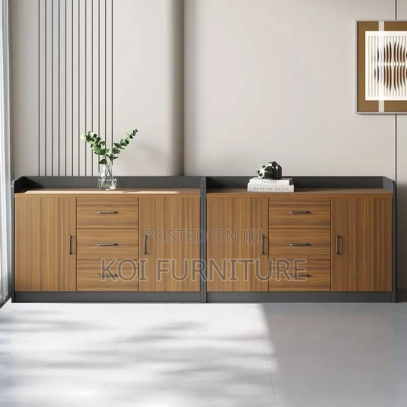 Office Cabinet; Executive Lockable Timeless Style Credenza Cabinet