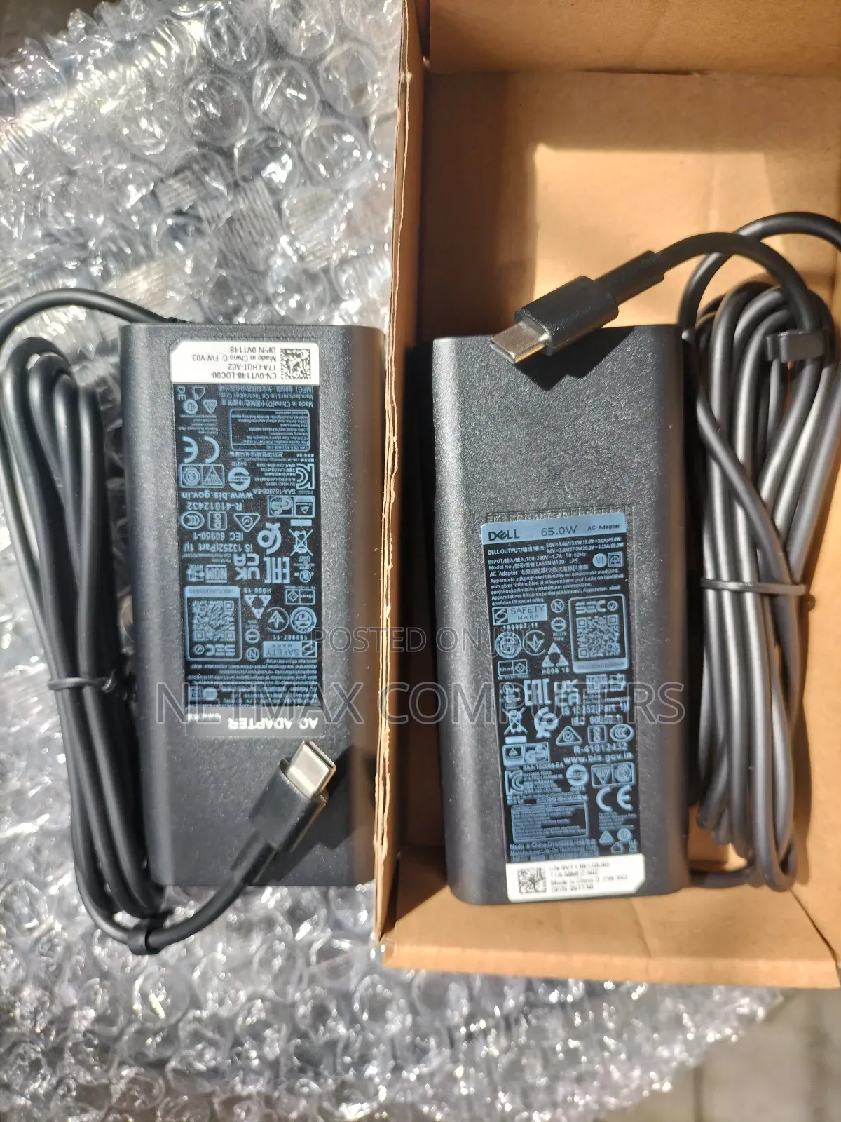 Dell Original Type C Laptop Charger 65watts