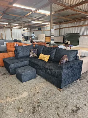 Dark L Sofa/L Shaped Sofa/L Sofa