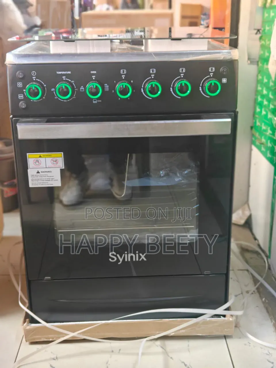 Syinix 3+1 Cooker 
* 60by60cm