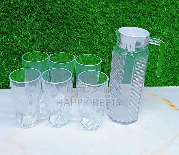 Water Sets
1.0 LTR Jug
6 PCS Glasses