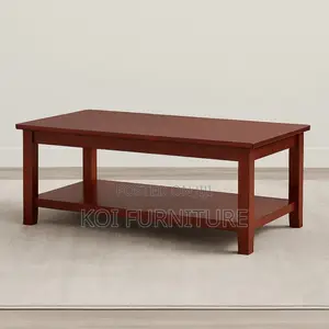 Coffee Table; Mahogany Living Room Home Office Coffee Table